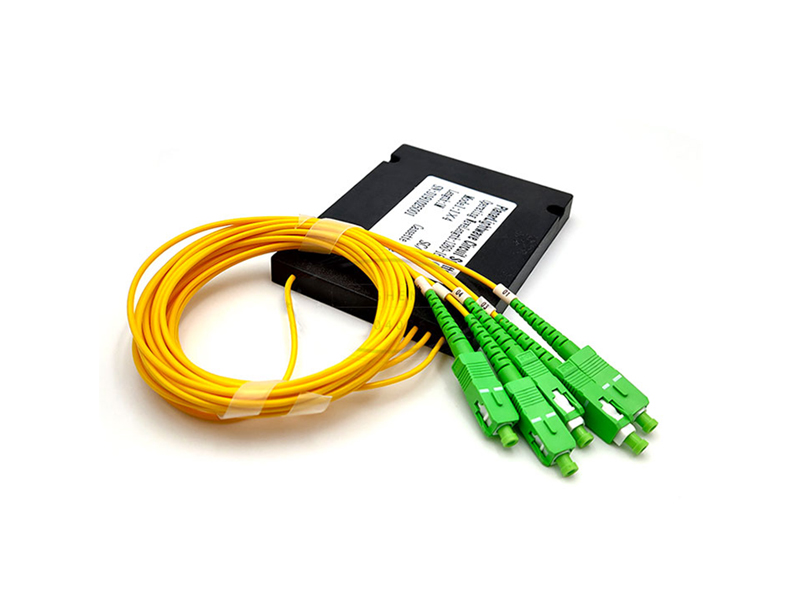 1x4 Sc Apc Abs Plastic Box Type Ftth Optical Fiber PLC Splitter