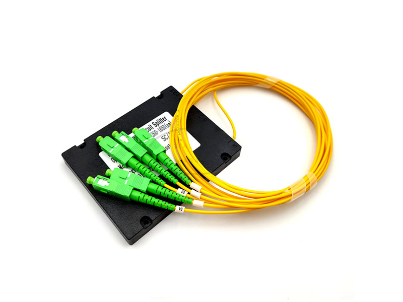 1x4 Sc Apc Abs Plastic Box Type Ftth Optical Fiber PLC Splitter