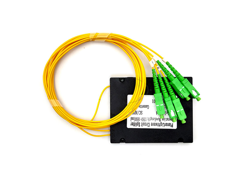 1x4 Sc Apc Abs Plastic Box Type Ftth Optical Fiber PLC Splitter