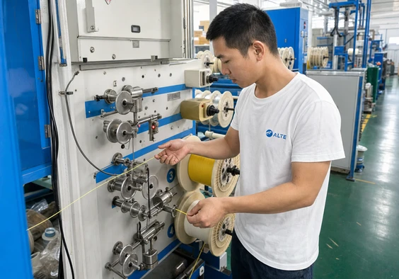 How Does Alteoptic Manufacture Indoor and Outdoor Fiber Optic Cables from Coloring to Final Assembly?