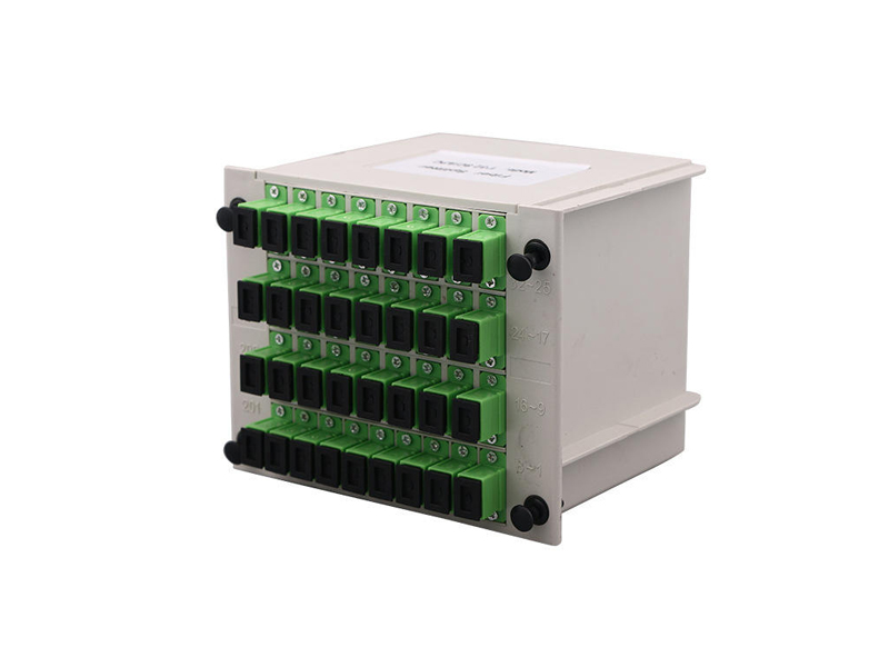 1x32 PLC Fiber Optic Splitter, SC/APC & SC/UPC Single Mode, LGX Cassette Module - Factory Price