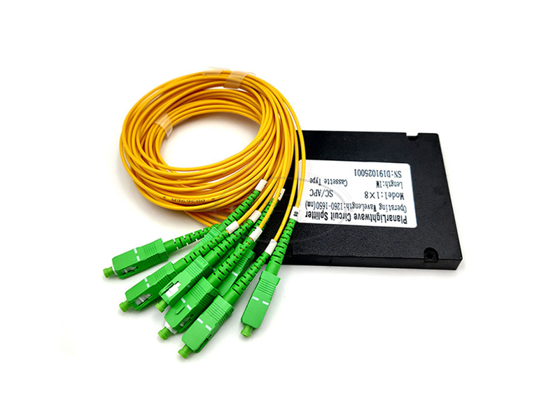 1x8 Sc Apc Abs Plastic Box Type Ftth Optical Fiber PLC Splitter