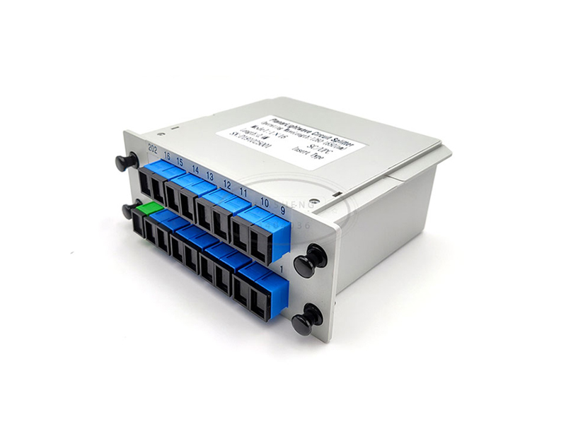 1x16 PLC Fiber Optic Splitter, SC/APC & SC/UPC Single Mode, LGX Cassette Module - Factory Price