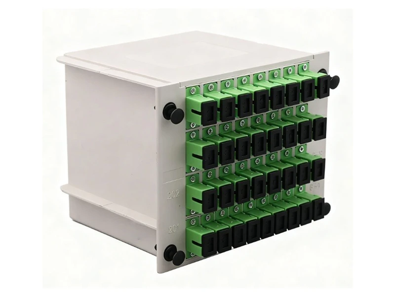 1x32 PLC Fiber Optic Splitter, SC/APC & SC/UPC Single Mode, LGX Cassette Module - Factory Price