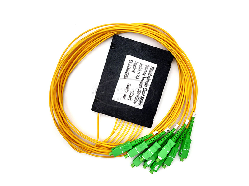 1x8 Sc Apc Abs Plastic Box Type Ftth Optical Fiber PLC Splitter