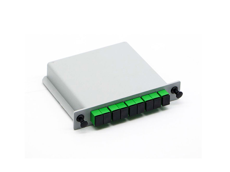 1x8 PLC Fiber Optic Splitter, SC/APC & SC/UPC Single Mode, LGX Cassette Module - Factory Price