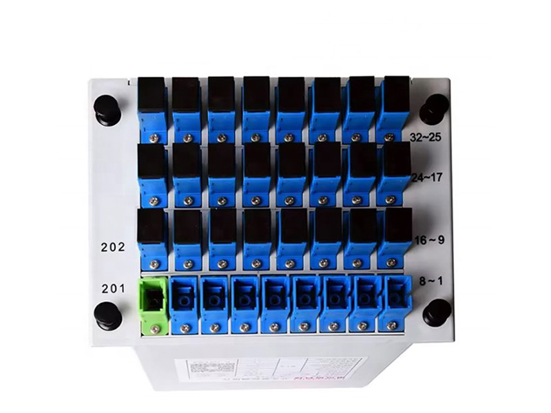 1x32 PLC Fiber Optic Splitter, SC/APC & SC/UPC Single Mode, LGX Cassette Module - Factory Price