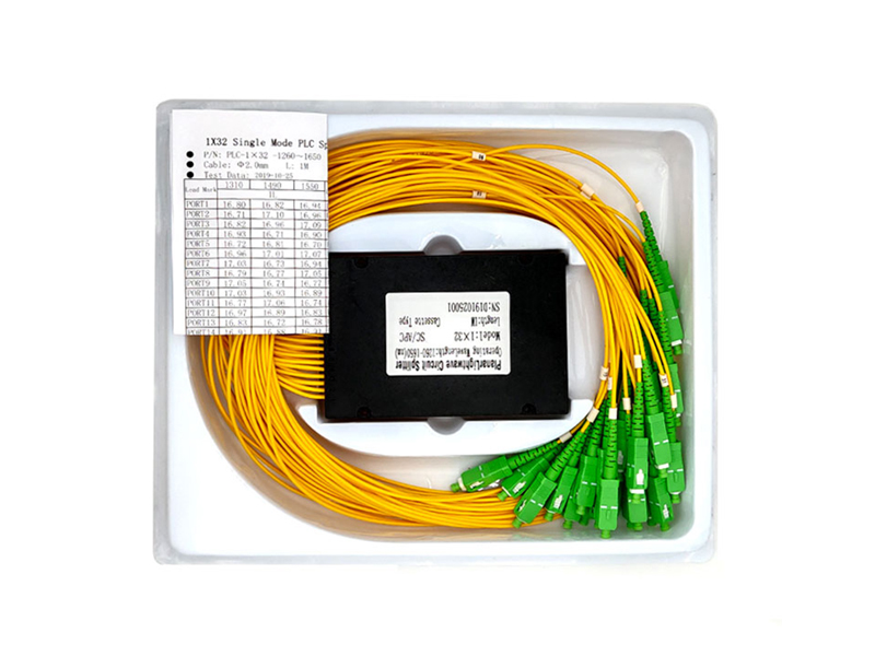 1x16 Sc Apc Abs Plastic Box Type Ftth Optical Fiber PLC Splitter