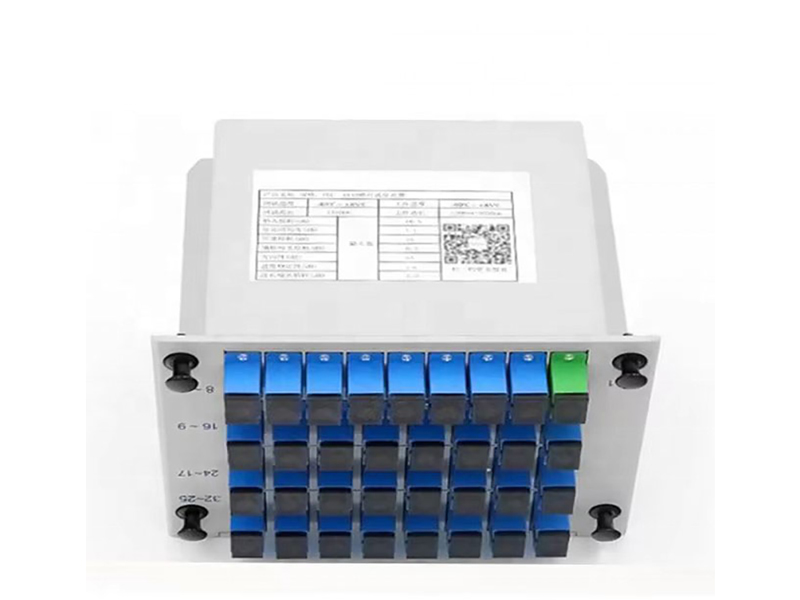 1x32 PLC Fiber Optic Splitter, SC/APC & SC/UPC Single Mode, LGX Cassette Module - Factory Price