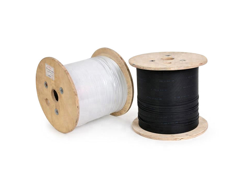 Indoor 1 cores GJXH 2B6 Fiber Optic Cable FTTH Flat Drop Cable