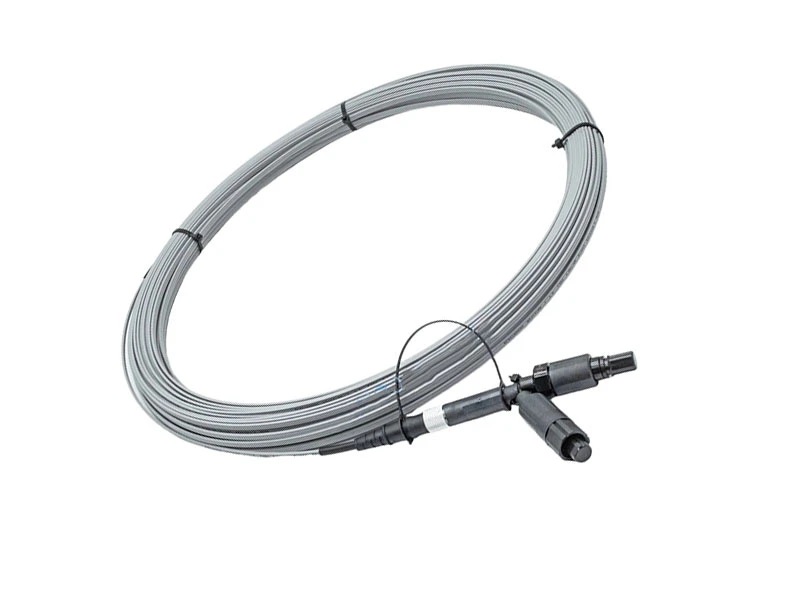 3-in-1 IP68 SC APC Pre-Connectorized Customization FTTH Figure 8 Compact Drop Cable Assembly, 1F with Steel Messenger, Patch Cord with Waterproof Connector for Triple Connector Fastconnect SC/APC to S
