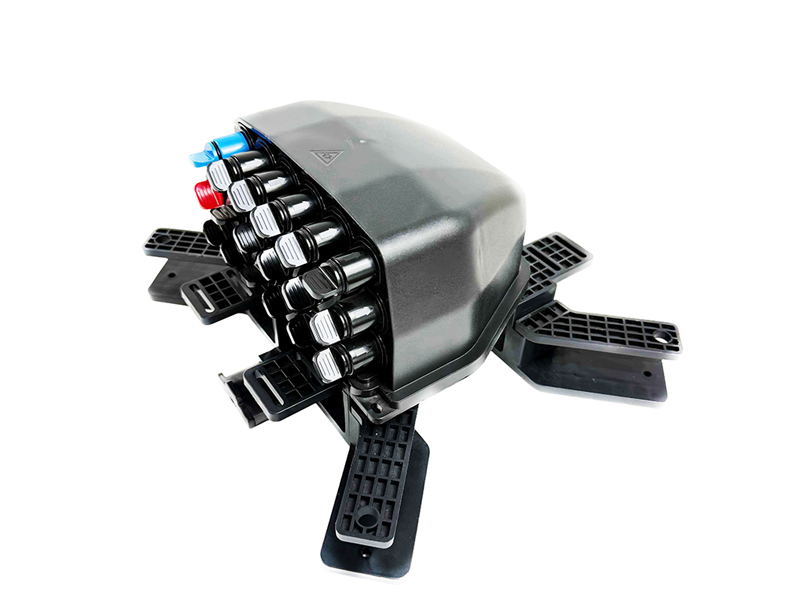 18 Port FAT CTO Outdoor Waterproof FTTH Pre-connectorized Fiber Optic Distribution NAP Box Access Terminal Box With Opt Adapters