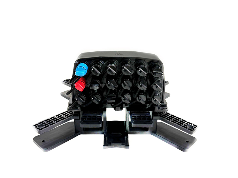 18 Port FAT CTO Outdoor Waterproof FTTH Pre-connectorized Fiber Optic Distribution NAP Box Access Terminal Box With Opt Adapters