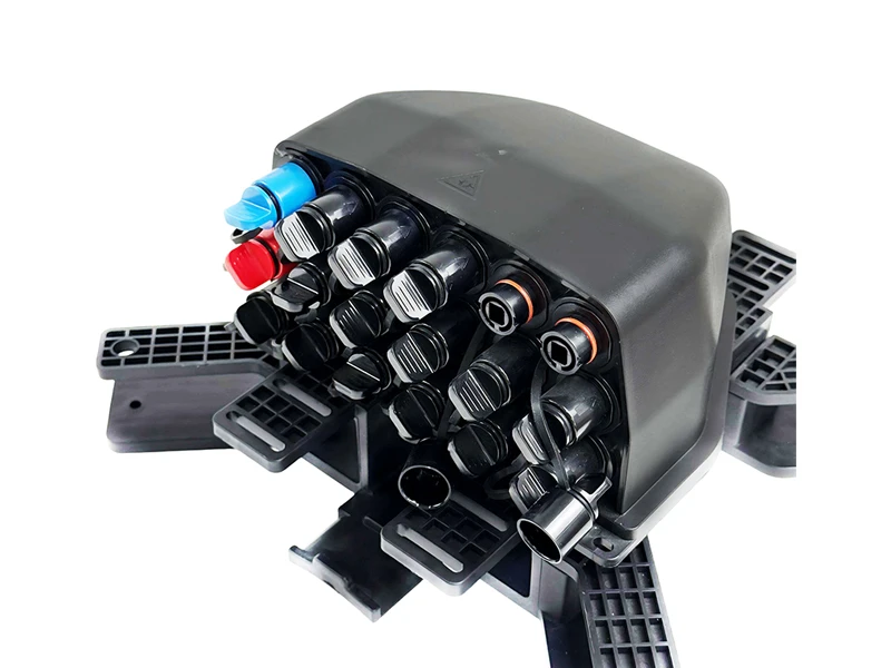 18 Port FAT CTO Outdoor Waterproof FTTH Pre-connectorized Fiber Optic Distribution NAP Box Access Terminal Box With Opt Adapters