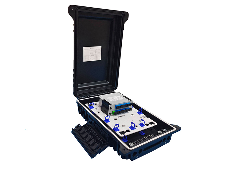 48 Core ABS Black Fiber Optic Splitter Box