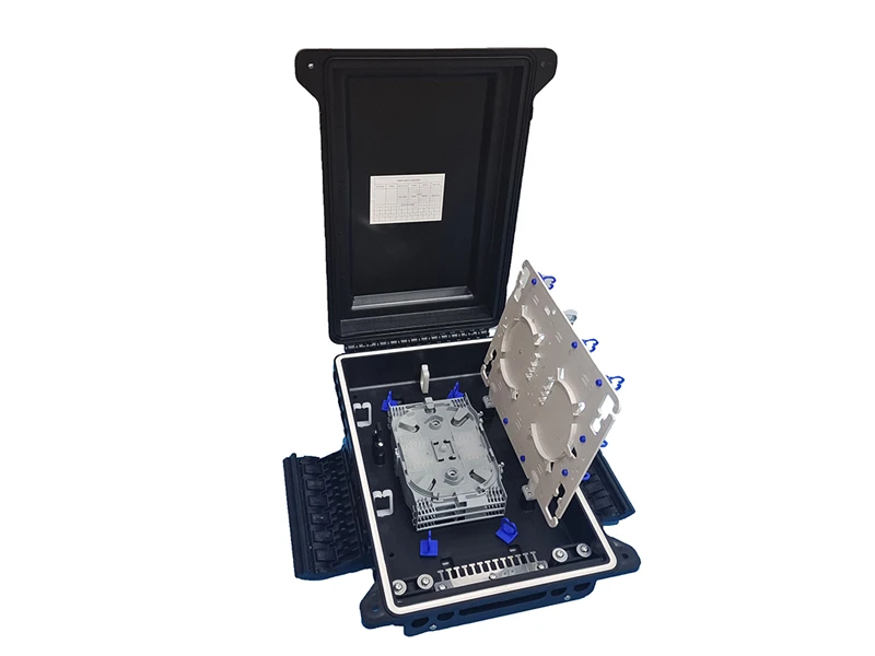 48 Core ABS Black Fiber Optic Splitter Box