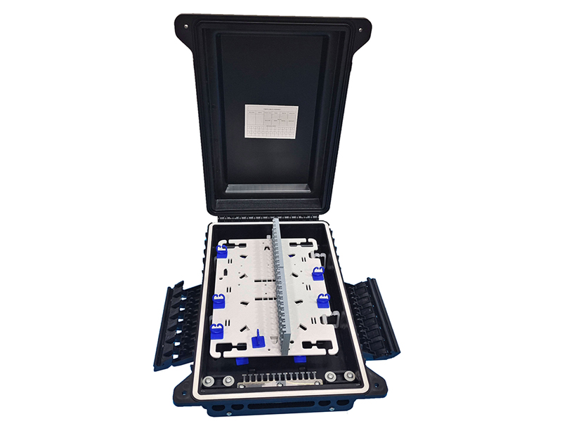 48 Core ABS Black Fiber Optic Splitter Box