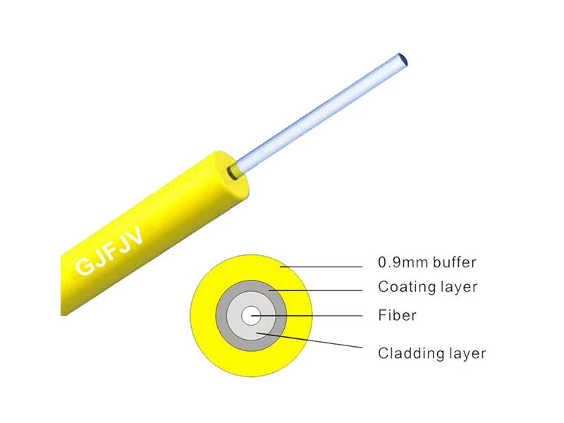 0.9mm Tight Buffer Fiber Optic indoor Cable