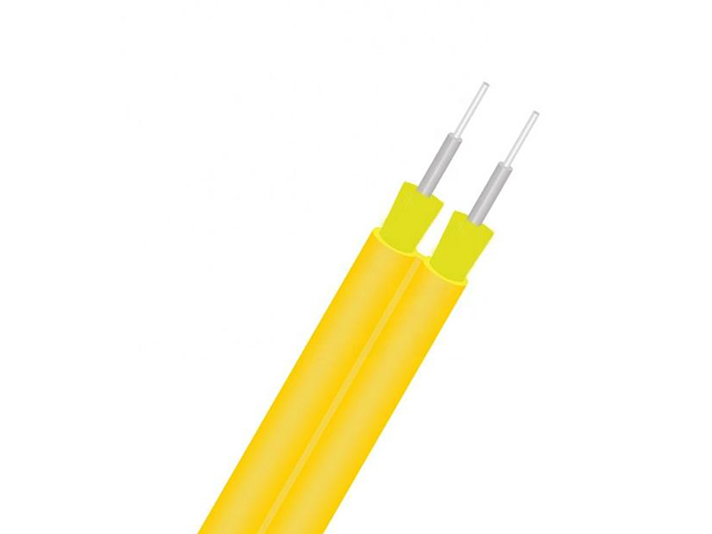 GJFJV 2 Cores Single Mode Duplex Fiber Optic Cable PVC Jacket for Indoor Communication Cables