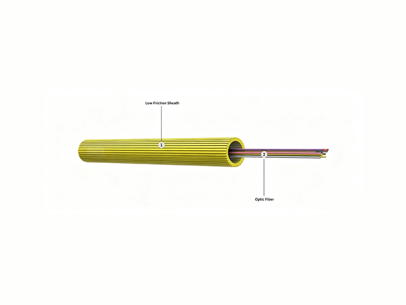 Air Blown Fiber Optic Cable Enhanced Performance Fiber Unit Micro Cable
