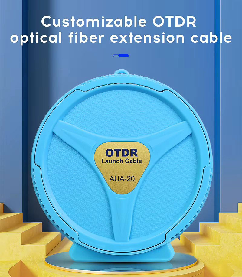 OTDR Launch SC/UPC-LC/UPC Fiber Cable Box 50m 300m 500m 1km 2km Optical Fiber Test Extension Line Cable OTDR