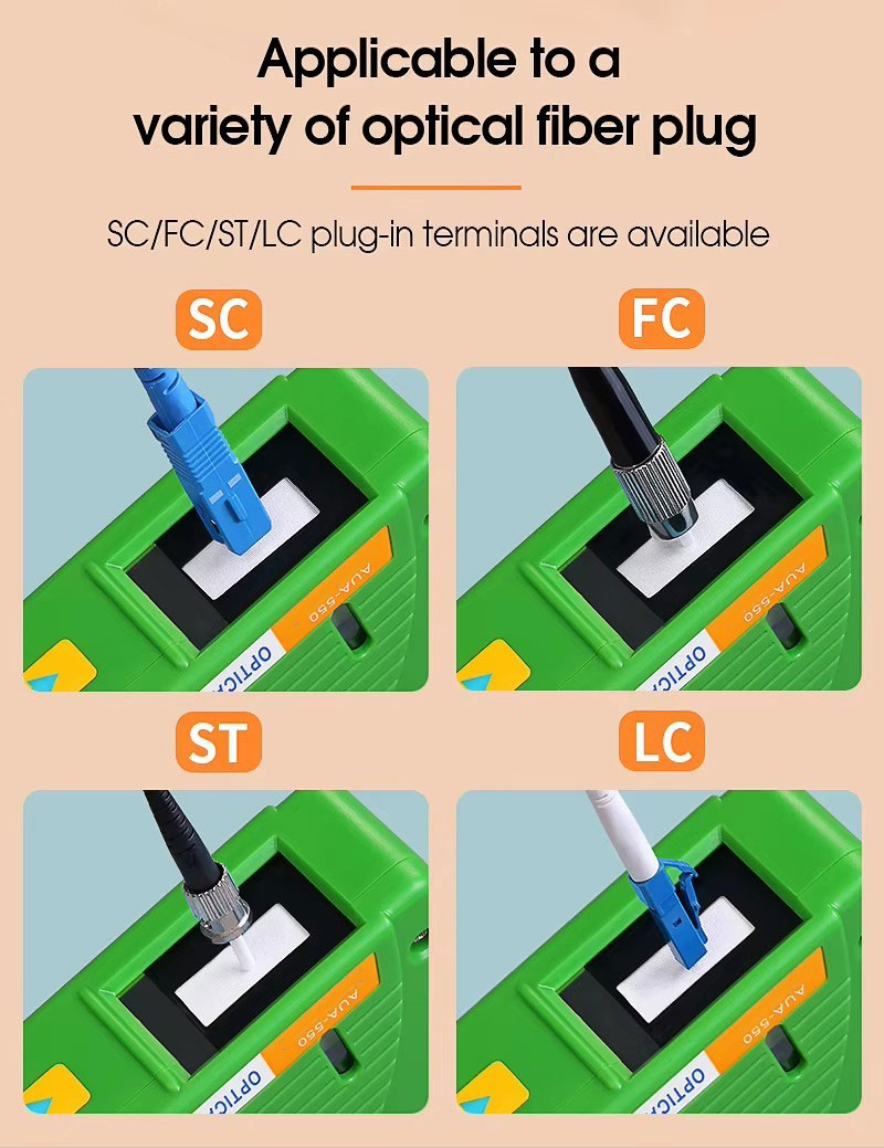 Fiber End Face Cleaning Box SC/FC/LC/ST Connector Cleaner Tools Optical Fiber Flange Cleaner