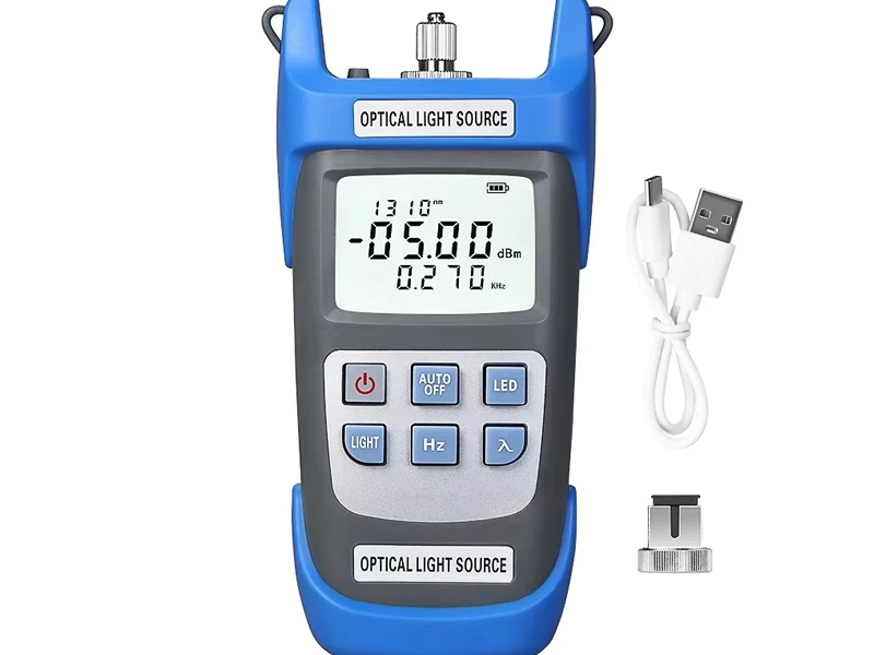 A-C1315 rechargeable Fibre Optic Light Sources OLS Fiber Optical Laser 1310 1550nm Handheld Optical Light Source