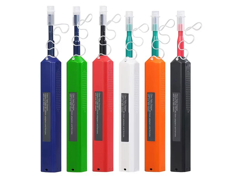 LC/SC/FC/ST One-Click Cleaner Tool 1.25mm and 2.5mm Fiber Optic Cleaning Pen 800+ Cleans Fiber Optic Cleaner