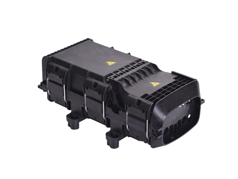 8-Port Gel-Sealed Fiber Optic Splice and Patch Closure with SC/APC Adapters